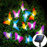 Load image into Gallery viewer, Garden Solar Butterfly String Lights
