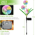 Load image into Gallery viewer, Outdoor Solar Garden Lights with 2 Modes Solar Dandelion Flowers
